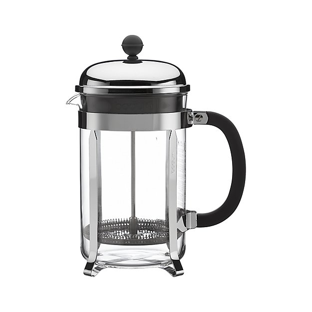 Bodum Chambord 12-Cup French Press Coffeemaker, Chrome