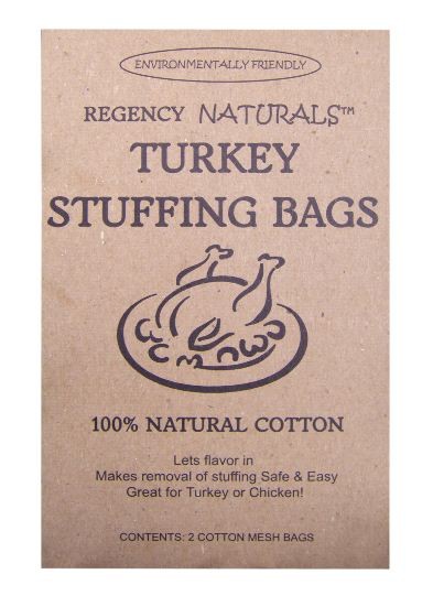 Regency Wraps Natural Turkey Stuffing Bags, White