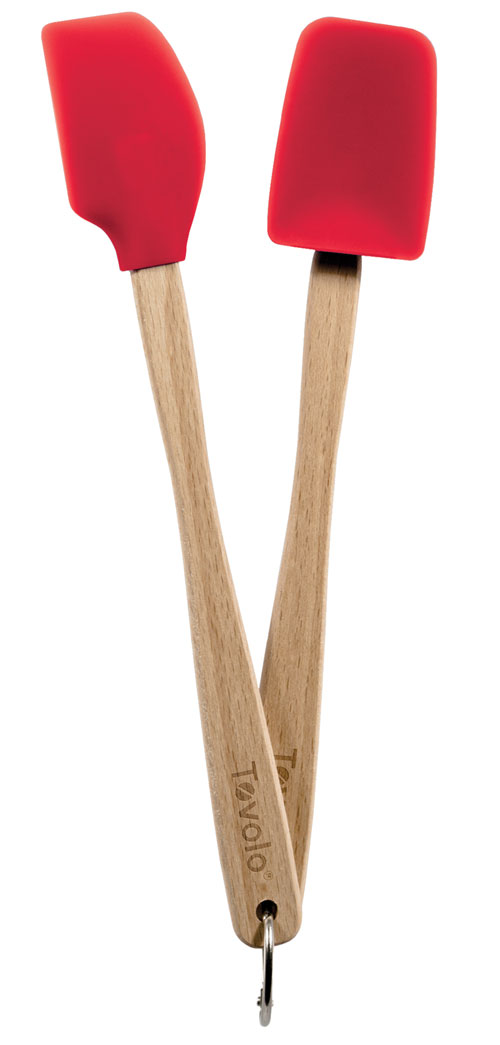 Flex-Core Wood Handled Mini Spatula & Spoonula