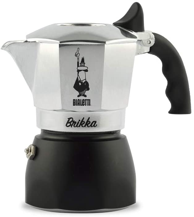 Bialetti Moka Mini Express Espresso Maker - 2 Cup (Black Base)