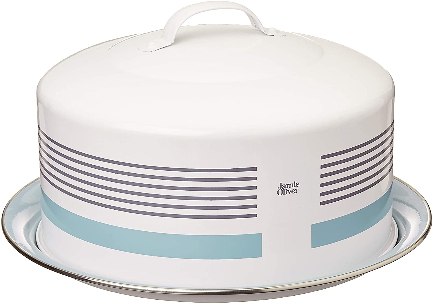 Jamie Oliver Cake Tin / Carrier with Cover Lid