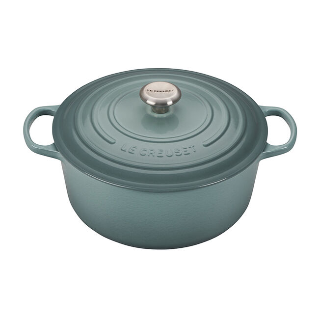 Le Creuset 9 Qt. Round Signature Dutch Oven with Stainless Steel Knob |  Cerise/Cherry Red