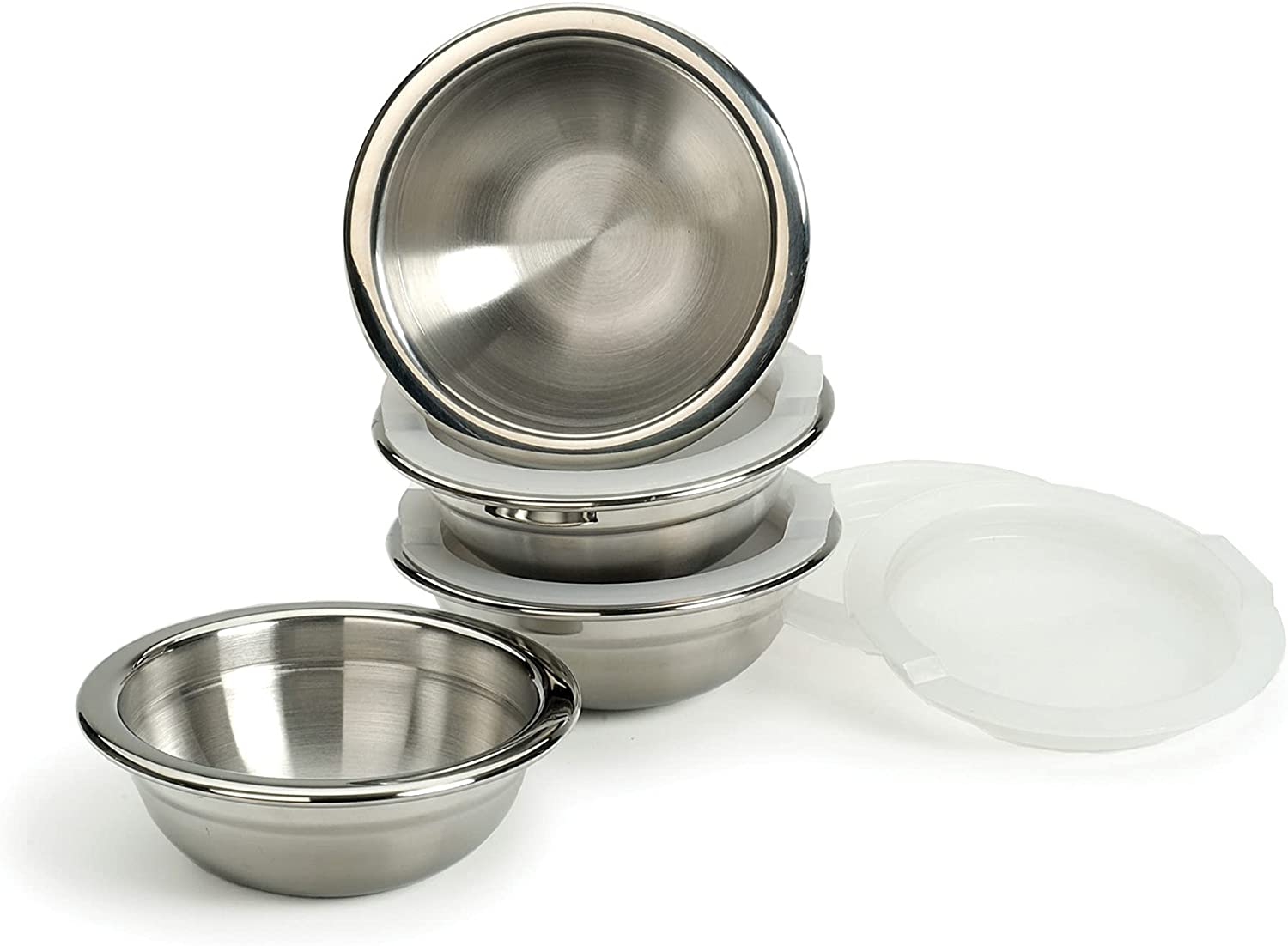 RSVP Stainless Steel Prep Bowl 8-Piece Set