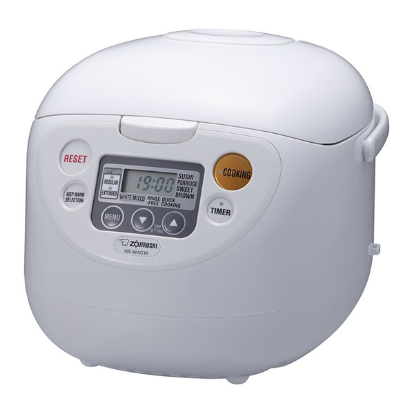 Zojirushi 6-Cup Rice Cooker & Steamer - White