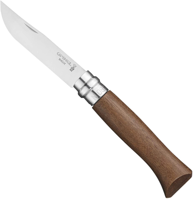 Opinel No.8 Stainless Steel Knife - Walnut