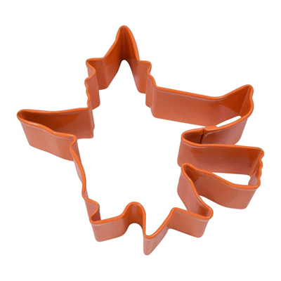 Flying Witch Cookie Cutter - Orange
