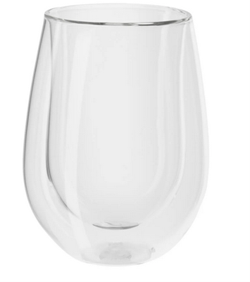 Henckles Accent Double Wall Stemless Wine Tumbers - Set of 4 