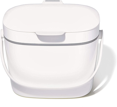 Oxo Easy-Clean Compost Bin - 1.75 Gal - White