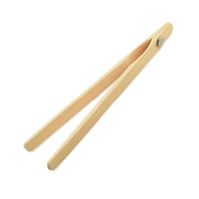 Bamboo Toast Tong with Magnet