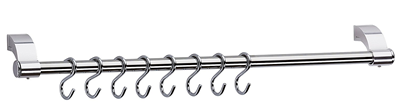 Tool and Utensil Rack 19" with 8 Hooks 