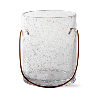 Bubble Glass Medium Candle Holder