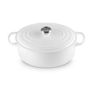 Signature Oval 6.75qt Dutch Oven - White