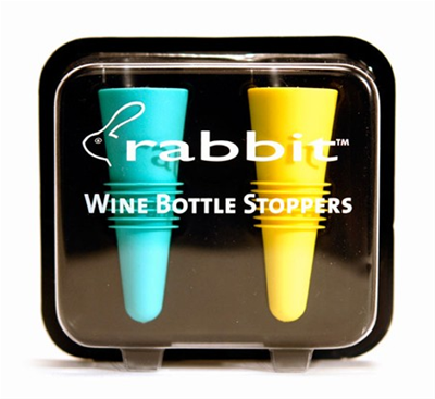 Rabbit Bottle Stoppers 2-Pack