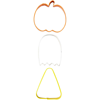 Wilton Pumpkin, Ghost and Candy Corn Cookie Cutter Set