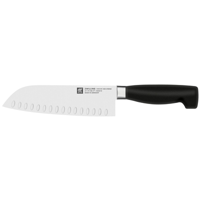 ZWILLING FOUR STAR 7-INCH, HOLLOW EDGE SANTOKU