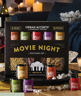 Urban Accents Movie Night Popcorn Gift Set