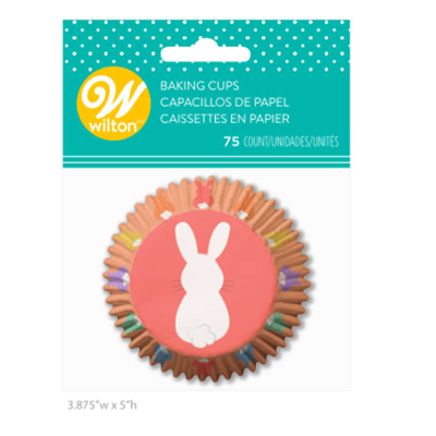 Wilton Colorful Easter Bunny Paper Spring Easter Cupcake Liners