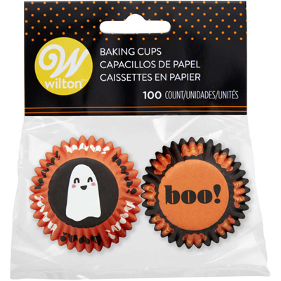 Wilton Happy Halloween Mini Paper Halloween Cupcake Liners - 100 Pack