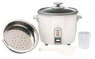 Zojirushi 6-Cup (Uncooked) Rice Cooker / Steamer & Warmer - White