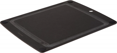 Epicurean Large All-In-One Non-Slip 14.5" x 11.25" Cutting Board - Slate   