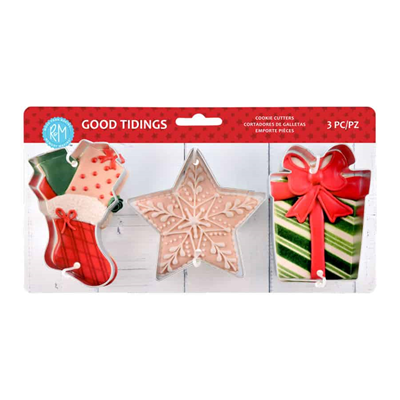 Christmas Good Tidings Cookie Cutter Set