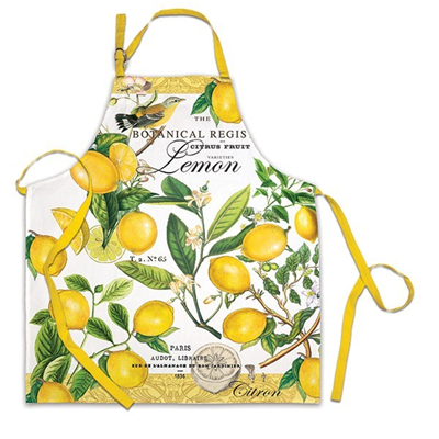 Michel Design Works Cotton Apron - Lemon Basil