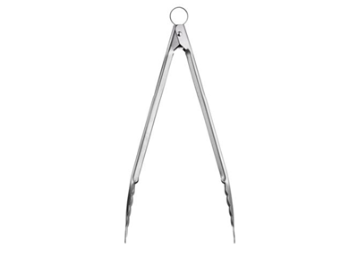 Cuisipro Stainless Steel 9.5" Locking Tongs