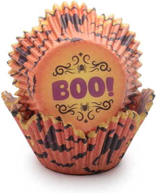 Fox Run Boo Tulip Baking Cups