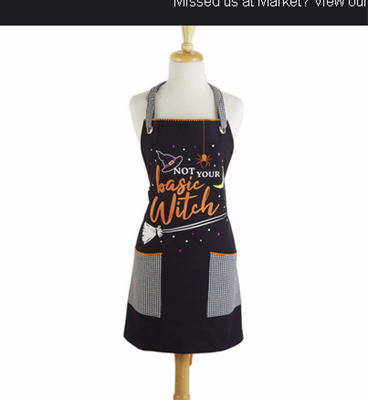DII Not Your Basic Witch Pantry Apron