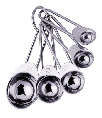 Progressive Stainless Steel Measuring Spoons - Set of 5
