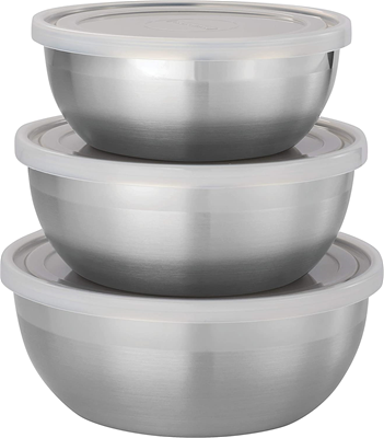 Tramontina Round Stainless Steel Bowl Set