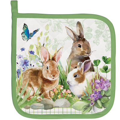 MDW Bunny Meadow Potholder