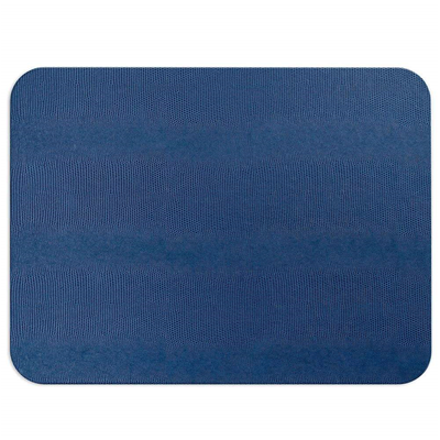 Caspari Lizard Felt-Backed Placemat - Navy Blue