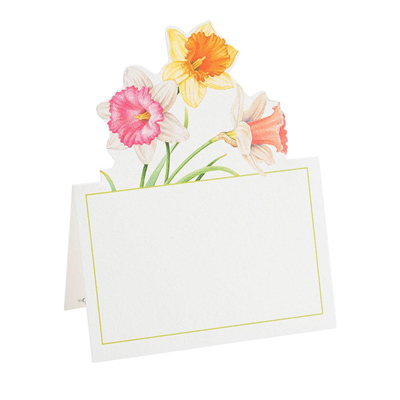Caspari Die-Cut Place Cards - Daffodil Waltz