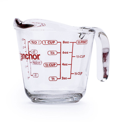 Anchor Hocking 8 oz. / 1 Cup Measuring Cup