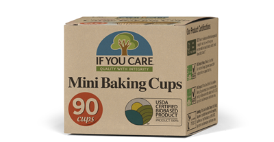 If You Care Unbleached Mini Baking Cups - Pack of 90