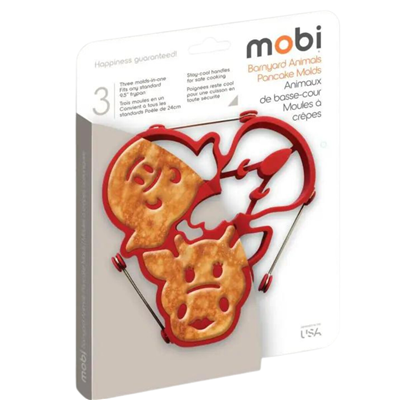 Mobi Pancake Mold - Barnyard Animals