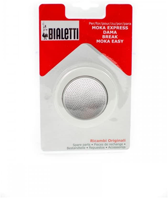 Bialetti Replacement Gasket & Filter for 12 Cup Espresso Maker