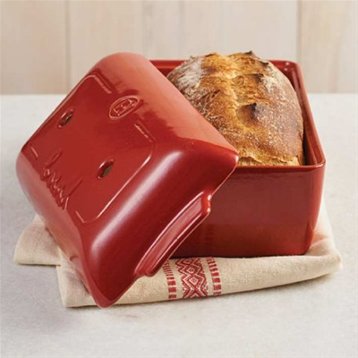 Emile Henry Bread Loaf Baker - Burgundy 