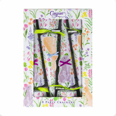Caspari Bunny Field - Luxury Cone Crackers