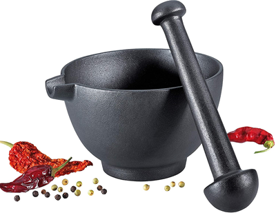 Frieling Zassenhaus Cast-Iron Mortar and Pestle - Large