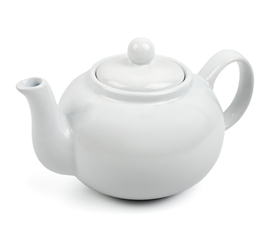 RSVP Stoneware 16 fl. oz. Teapot - White