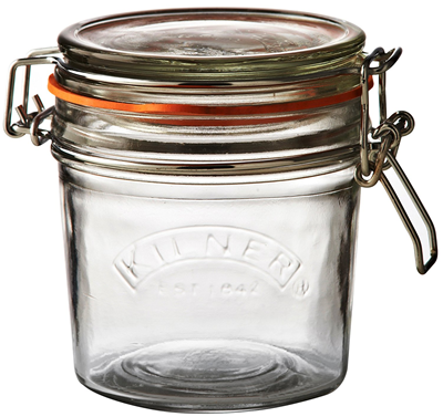 Kilner 12 fl oz / 0.35L Round Cliptop Jar