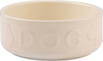 Mason Cash Color Mix Lettered Dog Bowl 23.7oz - Cream