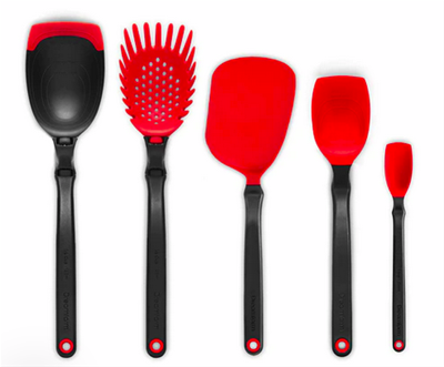 Dreamfarm Set of the Best Essential Kitchen Tool Collection, Red 