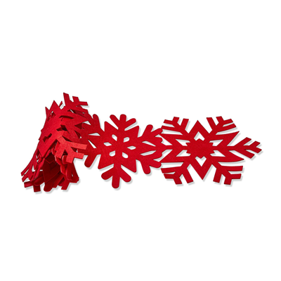 TAG Snowflake Table Runner - Red