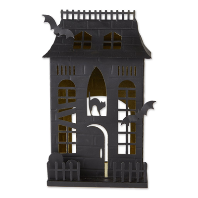 Halloween Haunted House Lantern - Small