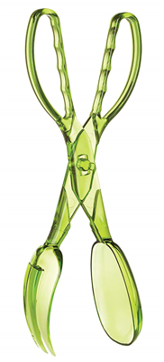 HIC Acrylic Salad Tongs - Green