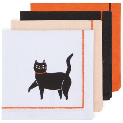 Now Designs Boo Crew Cocktail Napkins - Set of 4