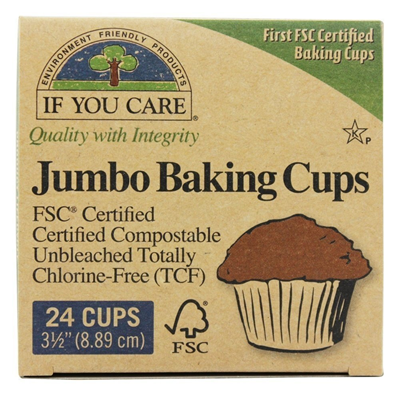 If You Care Unbleached Baking Cups Jumbo - Pack of 24
